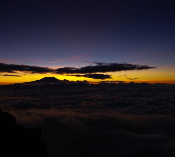 Kilimandscharo Blick auf den Meru