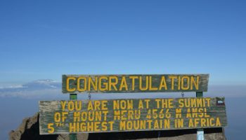 Beklimming van de Mount Meru