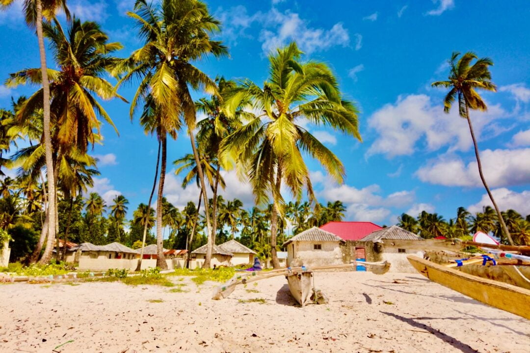 Plage paradisiaque à Zanzibar