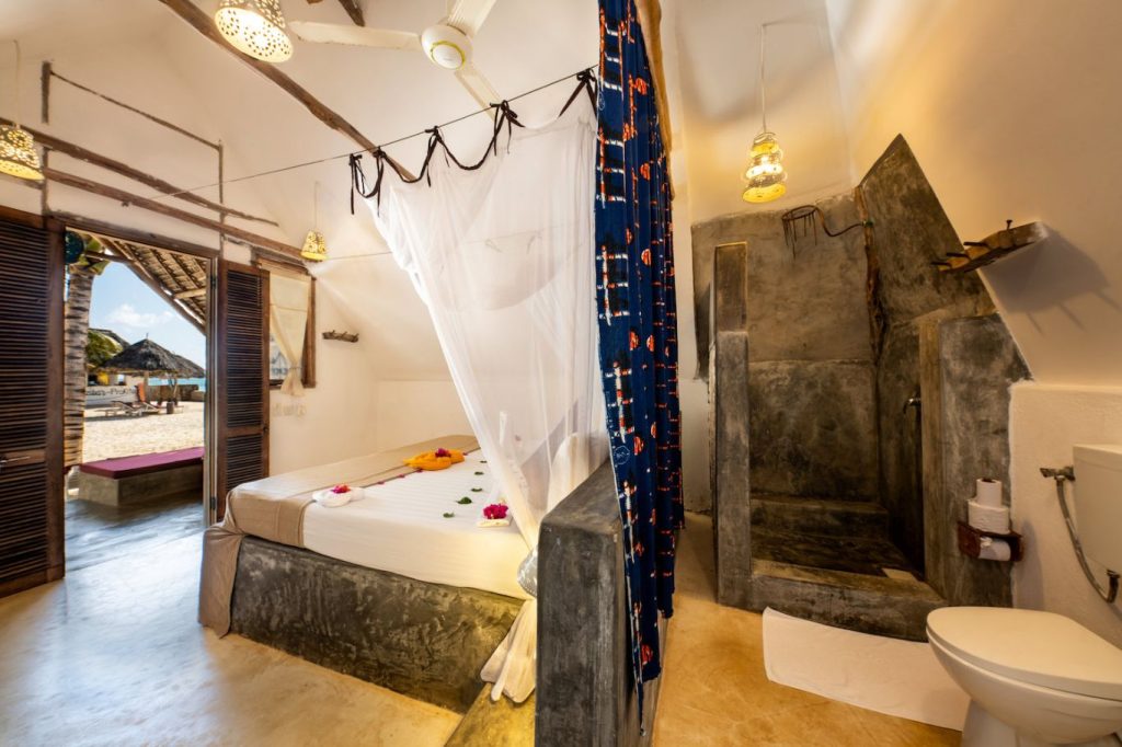 Zimmer im Nur Beach Hotel Sansibar