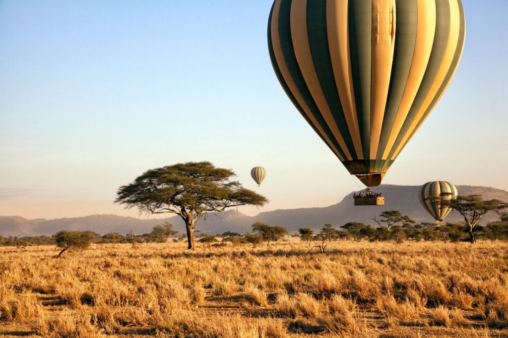 Heißluftballon Serengeti