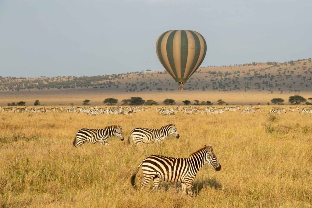 Heißluftballon-Safari Lake Masek Tented Lodge