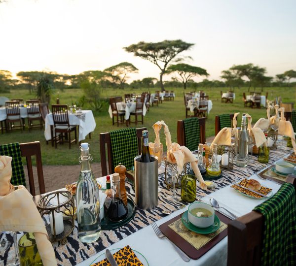 Ndutu Lodge Abendessen Tansania